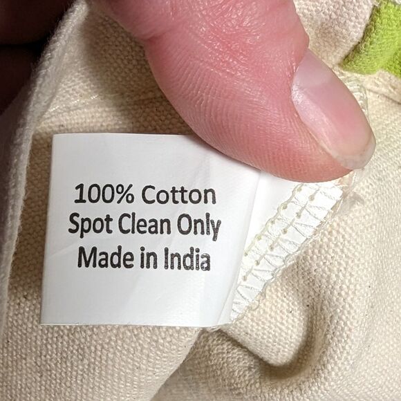 Mud Pie Vitamin Sea Tote Canvas Beach Bag - Picture 8 of 10